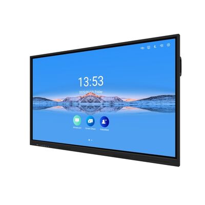 छोटे कक्षा और कार्यालय के लिए 65 इंच 4K इंटरैक्टिव फ्लैट पैनल