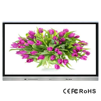 IR इंटरएक्टिव फ्लैट पैनल, स्कूल क्लास टीचिंग के लिए 5ms स्मार्ट डिजिटल बोर्ड
