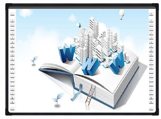 86 इंच इंटरएक्टिव व्हाइटबोर्ड इन्फ्रारेड कक्षा की बैठकों के लिए 10 स्पर्श बिंदु