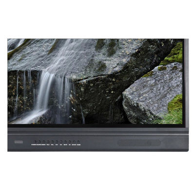 65 इंच एलईडी इंटरैक्टिव व्हाइटबोर्ड, एंड्रॉइड स्मार्ट फ्लैट पैनल 20/40 टच पॉइंट्स इन्फ्रारेड ब्लैक कलर