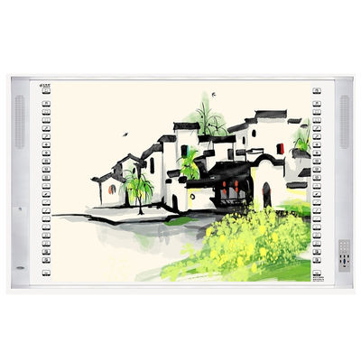 मीटिंग के लिए क्लासरूम ऑल इन वन इन्फ्रारेड इंटरएक्टिव व्हाइटबोर्ड RoHS स्मार्ट टीवी व्हाइटबोर्ड