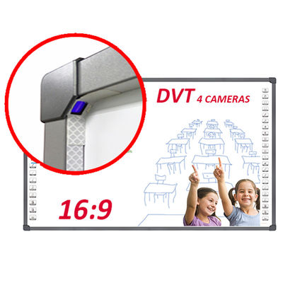 DVT डिजिटल इंटरएक्टिव व्हाइटबोर्ड, 4 कैमरा इलेक्ट्रॉनिक स्मार्ट बोर्ड