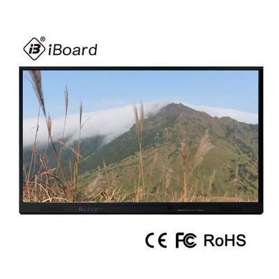 10 टच इंटरएक्टिव व्हाइटबोर्ड डिस्प्ले, व्यापार के लिए 75 इंच स्मार्ट बोर्ड