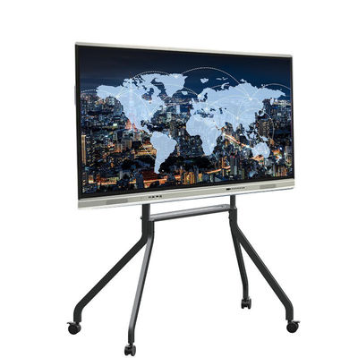 75 इंच इंटरएक्टिव टच स्क्रीन व्हाइटबोर्ड 1651x929mm, Android8.0, ब्लैक एंड सिल्वर