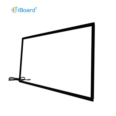 टच कियोस्क 8ms 20 टच पॉइंट्स के लिए iBoard OEM आकार 19-200 इंच इन्फ्रारेड मल्टी टच फ्रेम