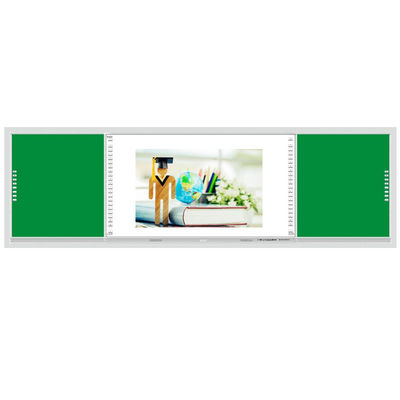 75 '' इंटरएक्टिव टच स्क्रीन मॉनिटर इंटेलिजेंट एलईडी पैनल 350cd/m2 2.5ms स्कूल शिक्षा