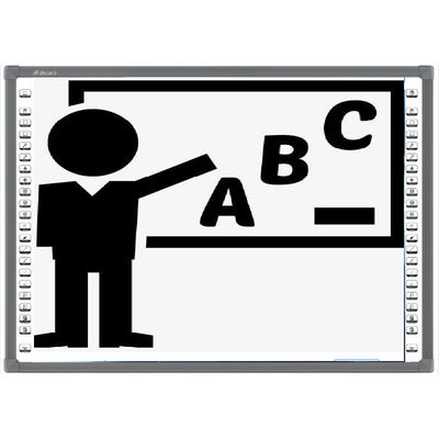 96 इंच मल्टी-टच आईआर इंटरएक्टिव व्हाइटबोर्ड स्मार्ट व्हाइटबोर्ड स्कूल शिक्षा के लिए प्रमाणित CE/FCC/RoHS