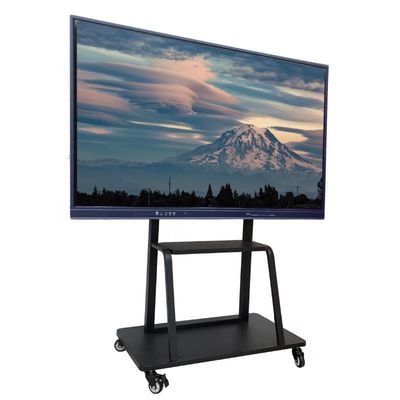 एल्युमिनियम एलॉय फ्रेम के लिए एलईडी 75 '' स्मार्ट इंटरएक्टिव पैनल