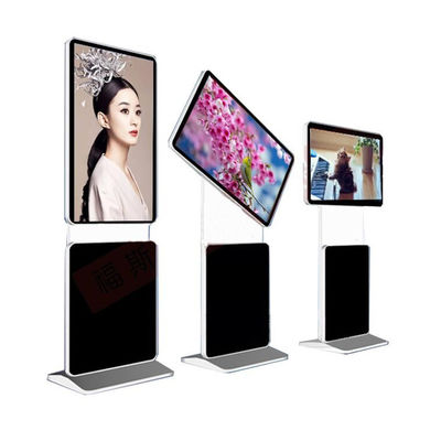 सीई 6 अंक एलईडी कियोस्क डिस्प्ले इंटरएक्टिव डिजिटल साइनेज 60HZ व्यापार विज्ञापन के लिए