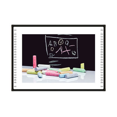82-120 इंच सीई प्रमाणपत्र 4:3 16:9 16:10 स्कूल शिक्षा के लिए ब्लैक इन्फ्रारेड इंटरएक्टिव व्हाइटबोर्ड 1855x1280 मिमी