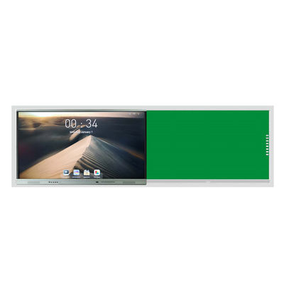 450cd/m2 मल्टीफंक्शनल 75'' स्मार्ट इंटेलिजेंट ब्लैकबोर्ड Android 9.0 रिकॉर्ड करने योग्य