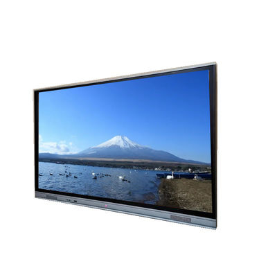यूएचडी 4K इंटरएक्टिव टच स्क्रीन मॉनिटर जीरो गैप ग्लास स्मार्ट टीवी व्हाइटबोर्ड के साथ ऑल इन वन कंप्यूटर