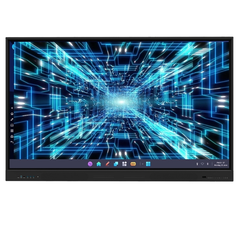 शिक्षा कार्यस्थल के लिए नवीनतम 4GB+64GB एलसीडी स्मार्ट बोर्ड 75 इंच डिजिटल व्हाइट बोर्ड