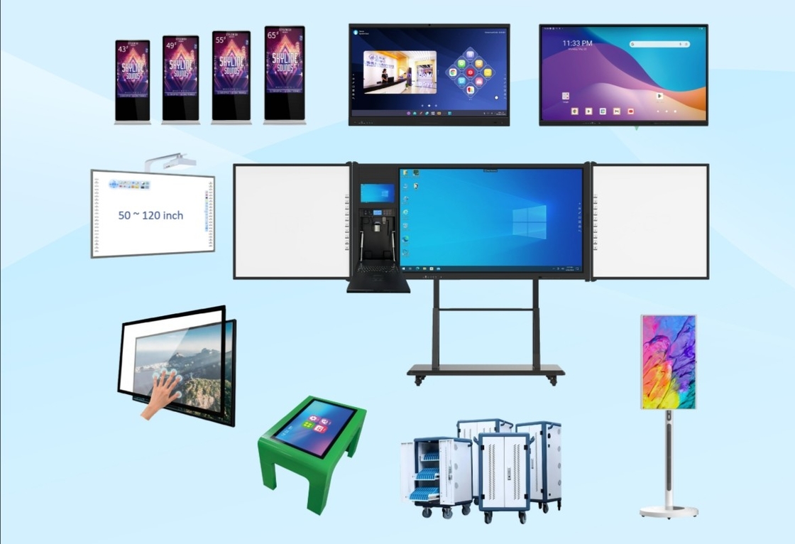 2*15W स्पीकर और राम एंड रोम के साथ 8G / 128G वैकल्पिक स्मार्ट टीवी