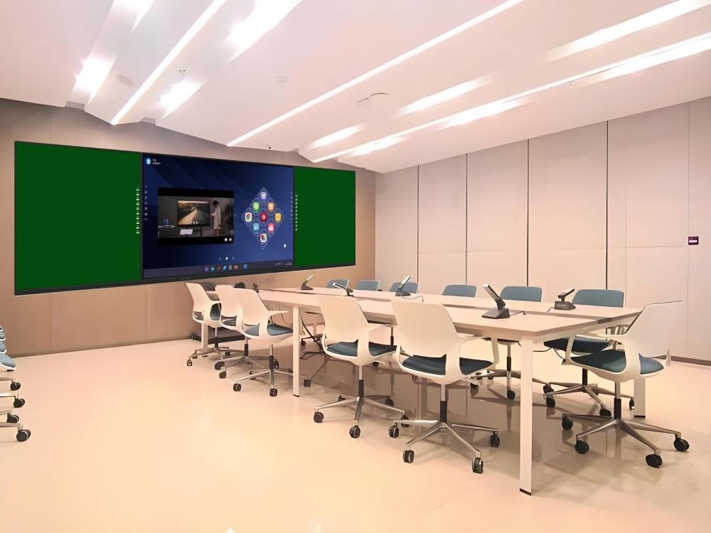 School Blackboard Teaching Green Board Multimedia Push-pull Whiteboard Magnetic Large Blackboard For Training And Classes Use