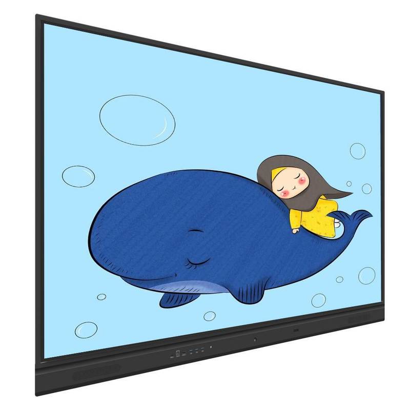 16:9 4000:1 अनुपात इन्फ्रारेड इंटरैक्टिव व्हाइटबोर्ड 20 टच पॉइंट्स फिंगर/ऑब्जेक्ट्स टच विधि बिजनेस मीटिंग्स ऑनलाइन एजुकेशन सॉफ्टवेयर के साथ