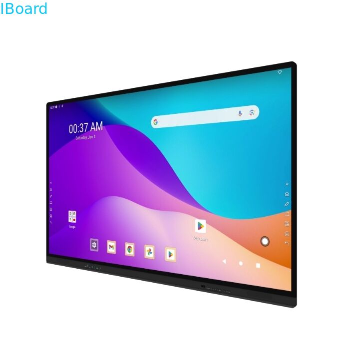 86 इंच गूगल EDLA प्रमाणित इंटरैक्टिव व्हाइटबोर्ड 8 कोर सीपीयू के साथ कक्षा और सम्मेलन के लिए