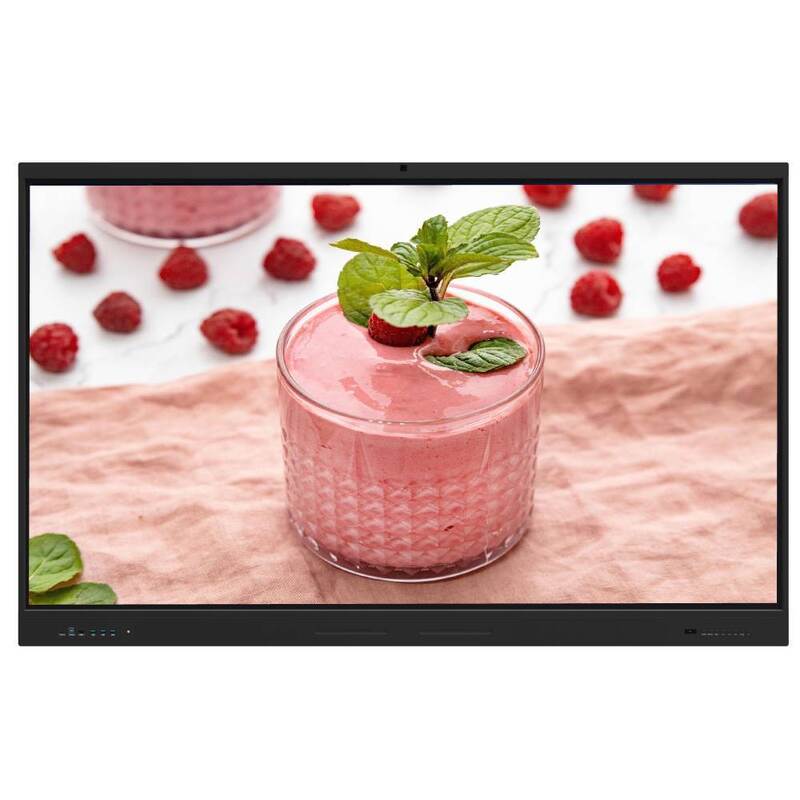 इंटरैक्टिव फ्लैट पैनल डिस्प्ले के लिए 4K रिज़ॉल्यूशन और 50 टच पॉइंट के साथ 75 इंच का एलसीडी स्मार्ट बोर्ड