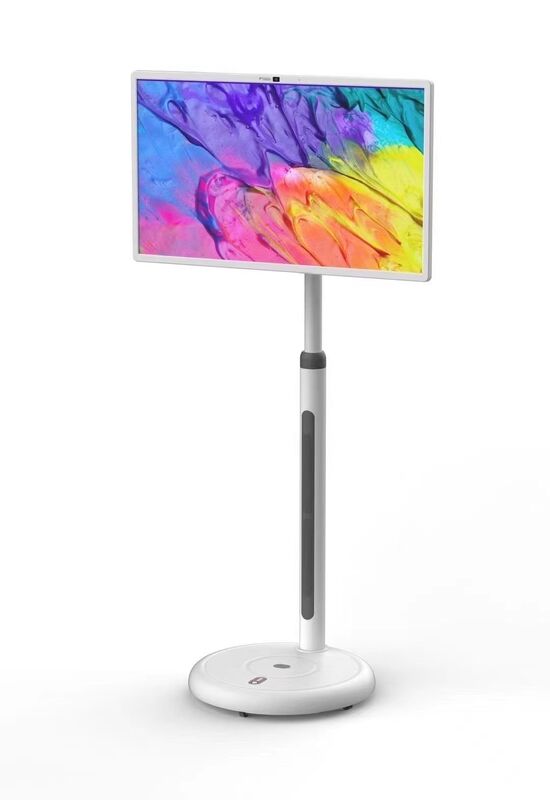 23.8 इंच वायरलेस स्मार्ट स्क्रीन टीवी कैपेसिटिव 10 टच पॉइंट्स और बिल्ट-इन बैटरी (5-6 एच) के साथ