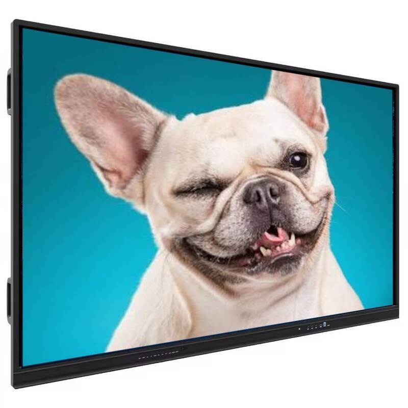 दो तरफा हॉटकी के साथ इंटरैक्टिव फ्लैट पैनल प्रकाश सेंसर समर्थन और 0 °C ~ 50 °C परिचालन तापमान व्यावसायिक बैठकों के लिए