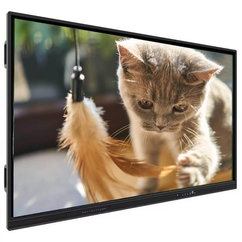 16.7 मिलियन रंगों वाली इंटरैक्टिव फ्लैट पैनल स्मार्ट व्हाइटबोर्ड, वायरलेस शेयरिंग और 50000 घंटे पैनल लाइफ