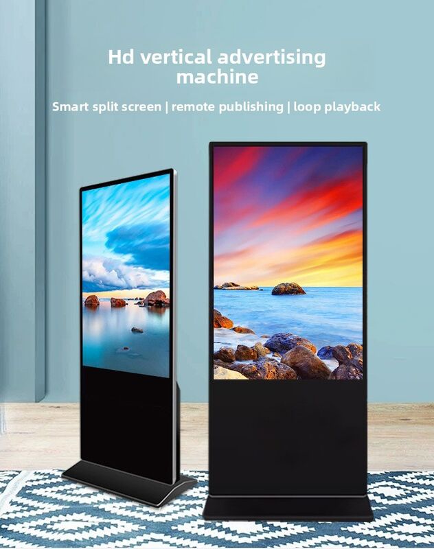Digital Signage Players with Touch for Indoor Use Standing Smart Board Kiosk LED Advertising Machine Display