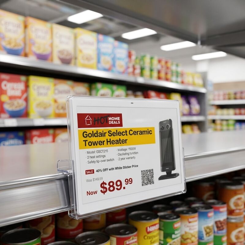 Smart office Super Market E-Ink Display Price Tag 4 Color Electronic Shelf Label