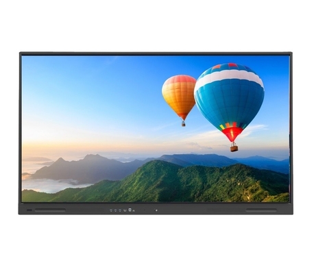 सफेद/काला कैबिनेट रंग में 2402-2480MHz आवृत्ति के साथ सफेद स्पर्श-संवेदनशील मॉनिटर