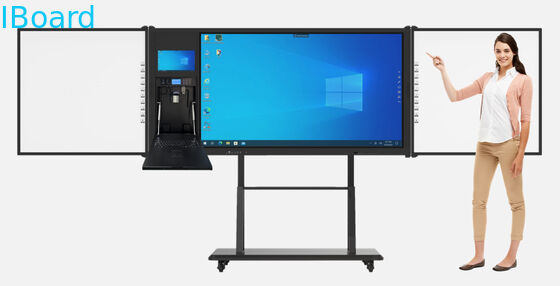 शिक्षा के लिए 20 टच पॉइंट्स और बिल्ट-इन स्पीकर के साथ 4K अल्ट्रा एचडी इंटरैक्टिव फ्लैट पैनल
