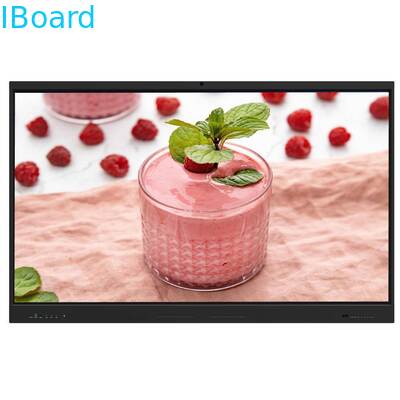 इंटरैक्टिव फ्लैट पैनल डिस्प्ले के लिए 4K रिज़ॉल्यूशन और 50 टच पॉइंट के साथ 75 इंच का एलसीडी स्मार्ट बोर्ड