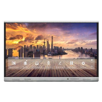 कार्यालय सम्मेलन इंटरैक्टिव फ्लैट पैनल डिस्प्ले जिसमें लेखन और मनोरंजन क्षमताएं हैं जो पेशेवर वातावरण में बहुमुखी प्रतिभा का समर्थन करती हैं