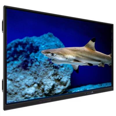 20 पॉइंट टच के साथ इंटरैक्टिव फ्लैट पैनल 350 सीडी/एम2 ब्राइटनेस और 50,000 घंटे का जीवनकाल