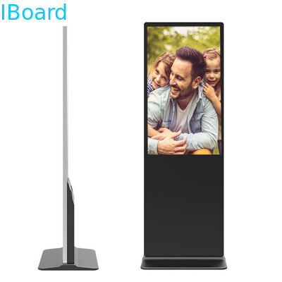 इनडोर विज्ञापन के लिए 500-2500 निट्स ब्राइटनेस और 16.7M कलर एलसीडी डिस्प्ले के साथ फ्री स्टैंडिंग डिजिटल साइनेज