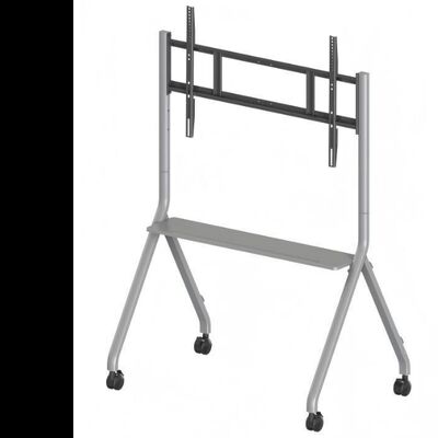 इंटरैक्टिव डिस्प्ले के लिए मोबाइल स्टैंड मोबाइल टीवी कार्ट, स्मार्ट टीवी 65-86 इंच आकार के लिए उपयुक्त है