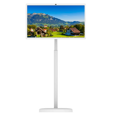 32 इंच का स्मार्ट टच टीवी पोर्टेबल टच स्क्रीन निर्मित 15000mAh बैटरी