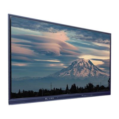 एल्युमिनियम एलॉय फ्रेम के लिए एलईडी 75 '' स्मार्ट इंटरएक्टिव पैनल