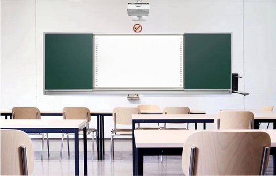कक्षा के लिए प्रोजेक्टर के साथ 98 इंच इन्फ्रारेड स्मार्ट डिजिटल बोर्ड टच स्क्रीन इंटरैक्टिव व्हाइटबोर्ड