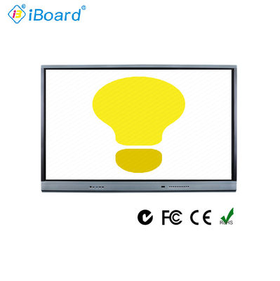 FCC CE CB 65in स्मार्ट इंटरएक्टिव व्हाइटबोर्ड 4K Android 9 कक्षा के लिए