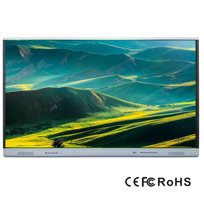 75 इंच इंटरएक्टिव टच स्क्रीन व्हाइटबोर्ड 1651x929mm Android 11.0 बिल्ट-इन OPS